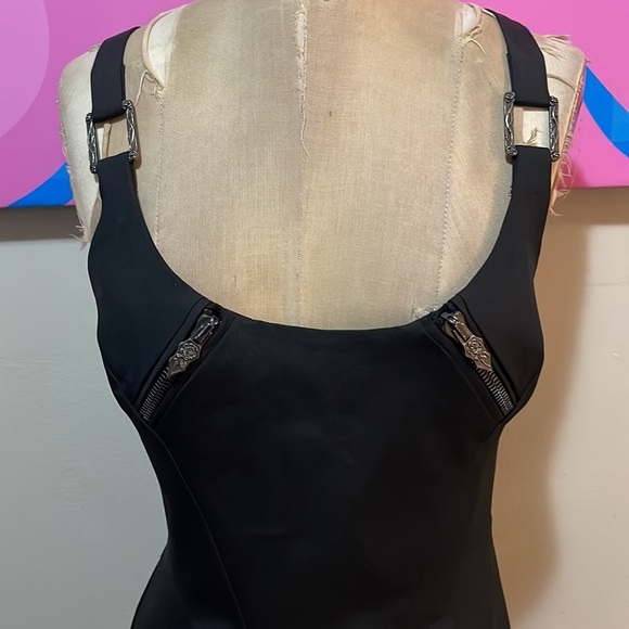 Versace Vintage Black Party Dress Fall Winter 2003 2004 Collection - Picture 3 of 12